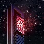NAVIDAD // TORRE CEPSA. Un proyecto de Dirección de arte y Tipografía de Nacho Gallego - 06.04.2014