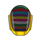 36 days of type - Daft Punk Tribute Ein Projekt aus dem Bereich Grafikdesign, Traditionelle Illustration und Motion Graphics von Xavi Teruel - 08.04.2014