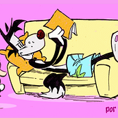 Pedro y Lobo. Un projet de Illustration traditionnelle de Mike Franco - 12.04.2014