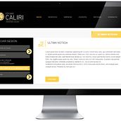 web Estudio Caliri . Un proyecto de Diseño Web de Pam Bruno - 15.04.2014