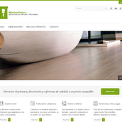 Web de la empresa Masquepintura. Web Design projeto de Montse Martinez - 09.06.2013