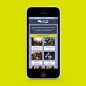 Chat HTML5 only Mobile version . Design web de Carlos Chamizo - 04.22.2014