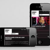 School of Fashion & Design . Een project van  Art direction, Webdesign y UX / UI van Oro Studio - 28.04.2014