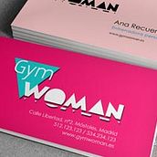 Tarjetas gimnasio femenino . Pencitraan Merek, Identitas, Dan Desain Grafis proyek oleh Beatriz Hdez - 04.29.2014