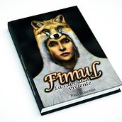 Fimul la caperuza viviente (Portada para novela de Paul Ronceros).. Un projet de Conception éditoriale, Illustration traditionnelle, Design graphique , et Lettering de Arturo Mata - 05.05.2014