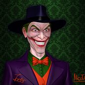 Joker (Maya & ZBrush). 3D, Fine Arts, and Character Design project by Fran Martínez Carrillo - 05.05.2014