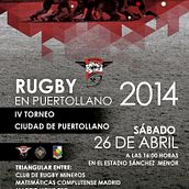 Cartelería club de Rugby Mineros Puertollano. Un proyecto de Diseño de montse_mm - 10.05.2014