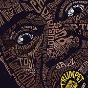 Louis Armstrong biogratype. Graphic Design, Traditional illustration, T, and pograph project by Shano Lores - 03.03.2014