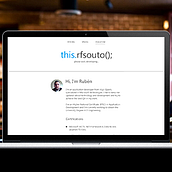 Blog RFSouto. Een project van  Br, ing en identiteit y Webdesign van Alex R Chies - 12.05.2014