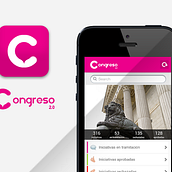 Congreso 2.0 iOS. Een project van  Br, ing en identiteit y UX / UI van Alex R Chies - 12.05.2014