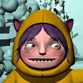 3D/ La cazadora de particulas. 3D, Animation, and Fine Arts project by Irati M - 05.29.2014