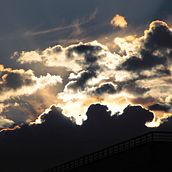 Through fire clouds. Photograph project by vitodesarts - 05.17.2014