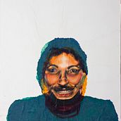 Monsters: self portrait in company. Painting project by laura plou - 03.02.2014