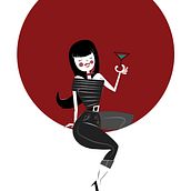 Martini Time. Un progetto di Illustrazione tradizionale di Natxo Uribe - 23.05.2014