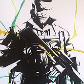 Metal Gear Art Style. Design projeto de Inés T.H - 30.11.2013