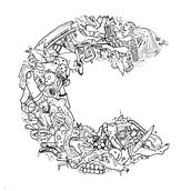 "C" de Coágulo. Traditional illustration project by Pedro Márquez - 02.19.2014