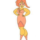 flame princess. Projekt z dziedziny Trad, c i jna ilustracja użytkownika dospuntospe - 08.06.2014