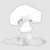 Champiñón atómico. Graphic Design, Traditional illustration, and Advertising project by Pablo Oria - 06.10.2014