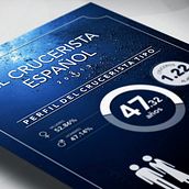 Infografía El Crucerista Español 2013. Un progetto di Design dell’informazione, Design editoriale e Graphic design di Carlos Ugo - 16.12.2013