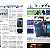 Periódico - Tecnogeek . Un proyecto de Diseño gráfico de Andrea Torrealba - 07.11.2012