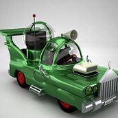 The Homer (Homer Simpson Car). 3D, and Animation project by Alberto Muñoz Sánchez - 06.11.2014