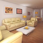 CG Images - Interior piso en Barcelona. 3D, Interior Architecture & Interior Design project by Noel Zaragoza - 06.12.2014