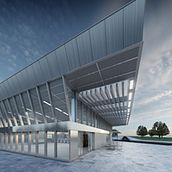 CG Images - Arquitectura estación de Ferrocarriles. 3D, Architecture, and Photograph project by Noel Zaragoza - 06.12.2014