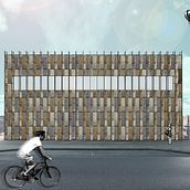 Concurso_Archello_Diseño_fachada. 3D, and Architecture project by Abraham Muñoz - 06.15.2014