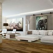 Sevilla House. Un projet de 3D, Architecture d'intérieur et Illustration traditionnelle de Juan Fernández - 17.06.2014