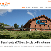Alberg Escola de Piragüisme. Un proyecto de Diseño Web de Olga Cuevas i Melis - 19.06.2014