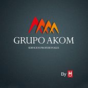 Logotipo e imagen gráfica, Grupo Akom. Un proyecto de Br e ing e Identidad de MIGUEL ANGEL PARREÑO BARRAGAN - 23.06.2014