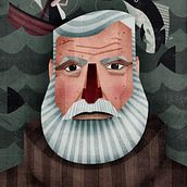 Ernest. Design, Character Design, Editorial Design, Graphic Design, and Traditional illustration project by Nicolás Aznárez - 06.24.2014
