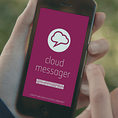 Cloud Messager / Mobile App Concept. Een project van  Art direction, Interactief ontwerp y UX / UI van Rade Saptovic - 28.05.2014