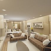 Vivienda en Pedralbes(Barcelona). Un progetto di 3D, Interior design e Design e creazione di mobili di Mireia Ballesta Blanes - 28.10.2012