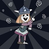 Vicky Esqueleto. Character Design, and Traditional illustration project by Arkaitz Gartzia - 04.30.2014