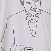 Camiseta Sr.Lobo. Een project van Traditionele illustratie van Javier Fernández Puerta - 11.09.2012