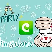 COCO Stickers - Jim & Jane. Un projet de Conception de personnages et Illustration traditionnelle de Alejandra Morenilla - 30.06.2014