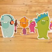 Llorones / Cry Babies. Design, Character Design, Product Design, Graphic Design, and Traditional illustration project by Rosa Navas Teba - 09.23.2013
