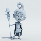 ELF. Een project van 3D y Ontwerp van personages van Salvador López Jurado - 08.07.2014