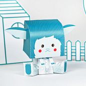 Coloretes Paper Toy. Un proyecto de Diseño de personajes e Ilustración tradicional de Anna Raga - 20.03.2011