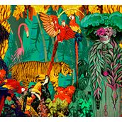 Parrot. Fine Arts, Design, and Traditional illustration project by Eponine Franckx - 04.01.2014