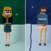 Anuncio tricot Illa Diagonal. Arts, Crafts, and Advertising project by Alícia Roselló Gené - 06.14.2012