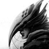 Black Paints for Black Days. Character Design, and Traditional illustration project by David Iglesias Martínez - 07.15.2014