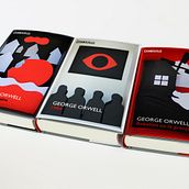 George Orwell Book Collection. Un proyecto de Diseño gráfico e Ilustración tradicional de Virginia Quílez - 16.07.2014