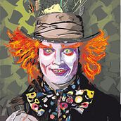 Ilustración con flash Tim Burton . Un proyecto de Ilustración tradicional de José Antonio Serrada García - 17.07.2014