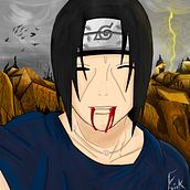 Itachi Smile. Un progetto di Illustrazione tradizionale di Erick Miguel Martínez Ortega - 19.07.2014