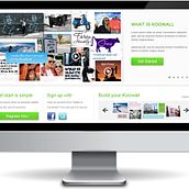 Koowall. UX / UI, Web Design, and Web Development project by Jorge Combalia - 07.19.2014