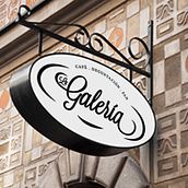 La Galería. Br, ing, Identit, Design, and Graphic Design project by Paula Castiñeira Olveira - 02.28.2015
