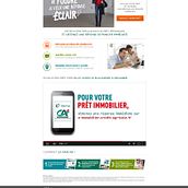 Campagne Crédit Agricole Ein Projekt aus dem Bereich Webdesign von Laure Chassaing - 21.07.2014