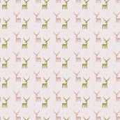 Deers pattern. Un proyecto de Diseño gráfico e Ilustración tradicional de Laura Liberal - 23.07.2014